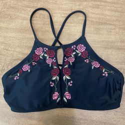 xhilaration women’s New bikini halter top Medium