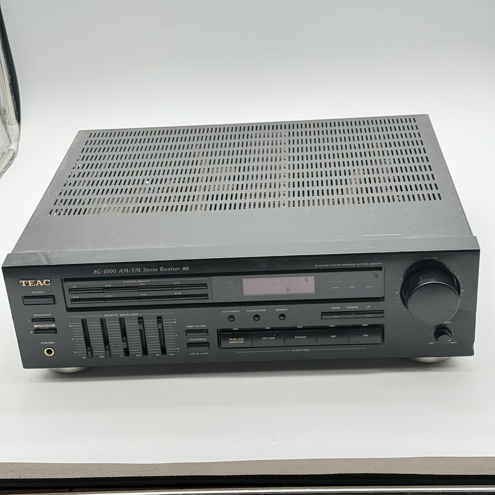 Vintage TEAC AG 1000 Stereo Receiver AM FM Equalizer Tested Works