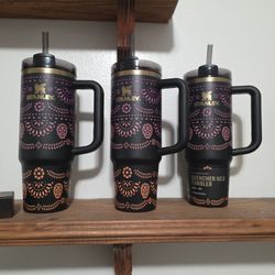 Stanley Midnight Catrina Dia De Los Muertos 30oz  Price Is For Each One 