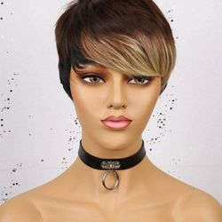 Awesome 3 Color Blend Sassy Hair Cut Wig