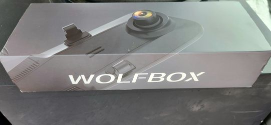 Wolfbox 900 Dash And Backup Rearview Mirror