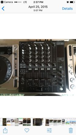 Pioneer cdj 800 and mixer