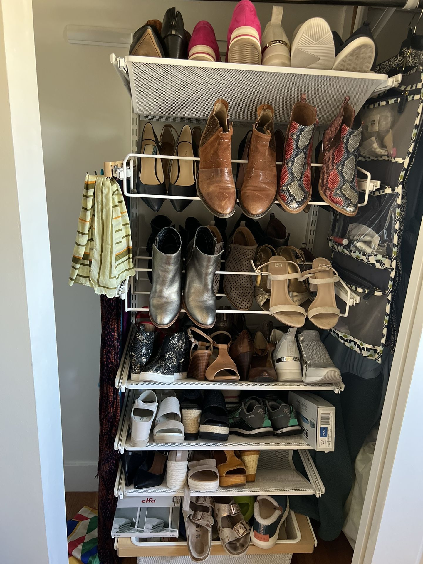 Elfa Shoe Rack From Container Store