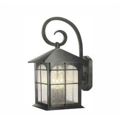 Home Decorators Brimfield 3-Light Aged Iron Outdoor LARGE Wall Lantern 
