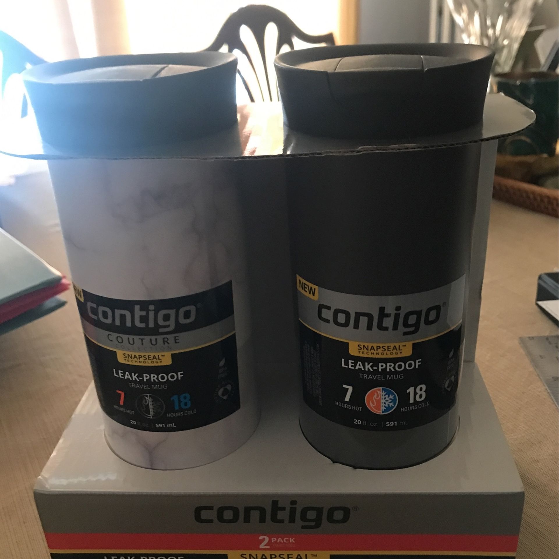 Contigo 2 Pack Leak Proof Travel Mugs