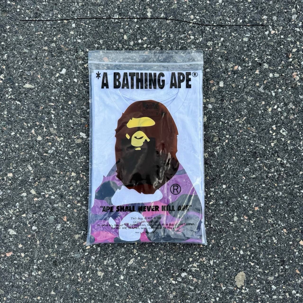 Bape Purple Camo Shirt