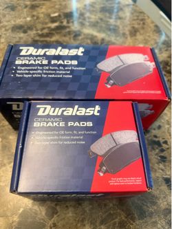 Duralast brake pads front & back (New)