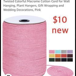 New Roll Of Pink Yarn $10