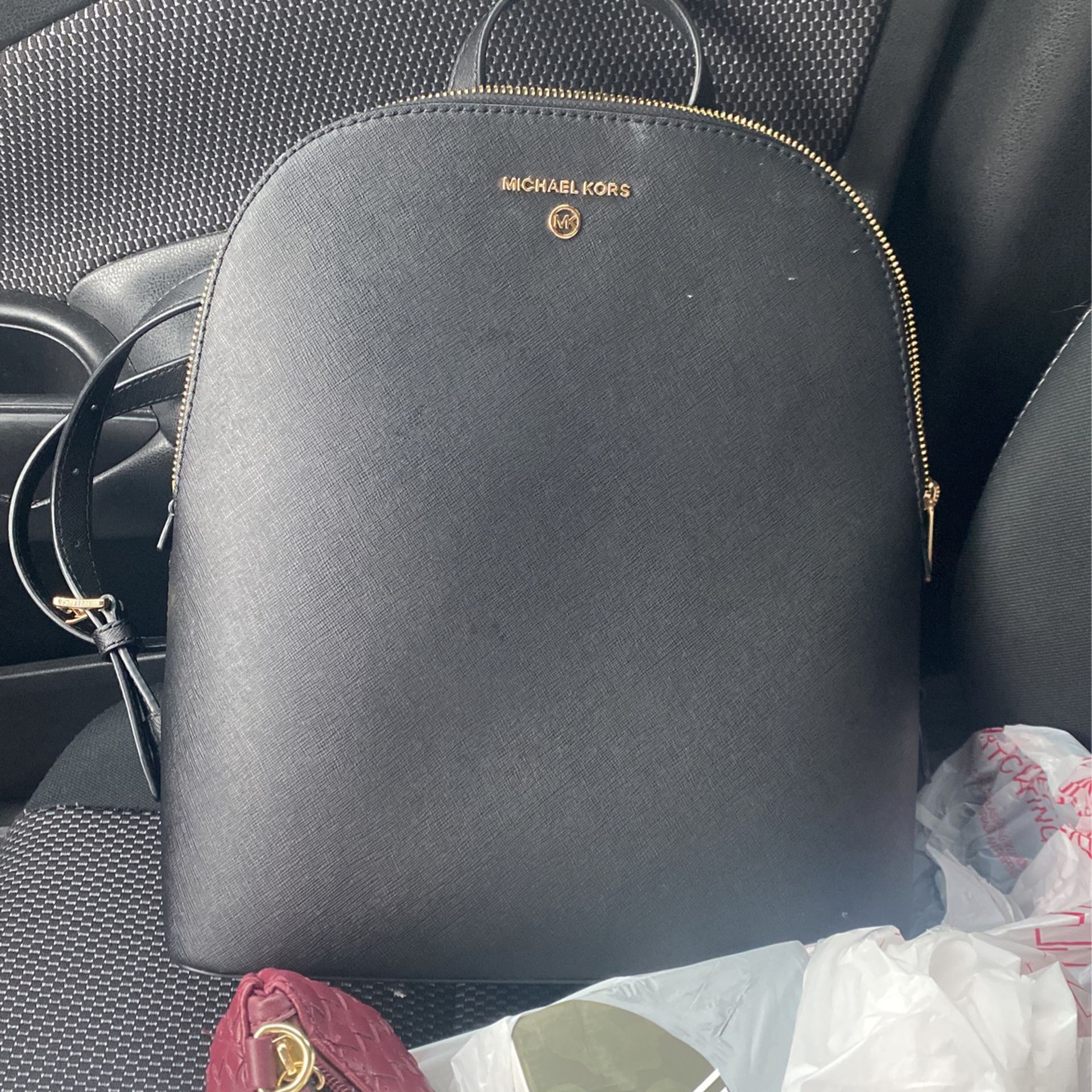 MK Black Back Purse Real And Serial Number Is Inside