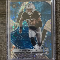 Lynn Bowden Jr. Rookie RC Neon Blue Spectra /60 Card #168