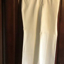 New Banana Republic Women's Size 12 The Martin Fit Dress Pants White