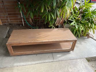 Long, sturdy coffee table