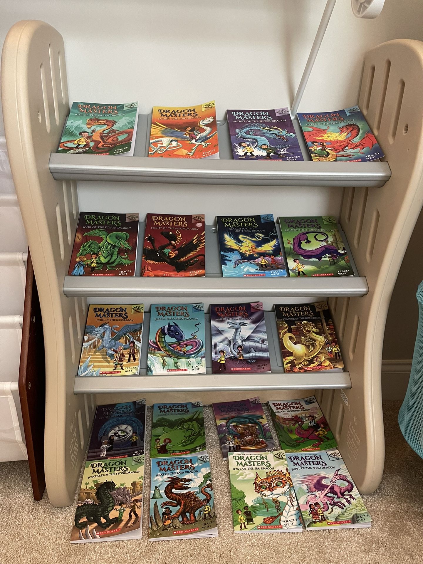 Kids Book Shelf And Books
