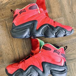 Adidas Crazy 8 Chicago Bulls Rare KOBE BRYANT  Sneakers 72-10 Red C77539 Size 11