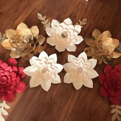 Flores de papel