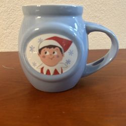 The Elf on the Shelf Christmas Tradition Mug Blue