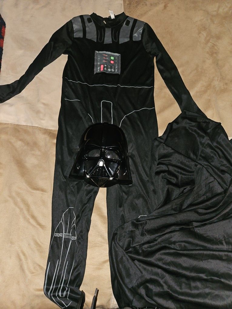 Darth Vader Costume Size Large 12 To 14 On Kids