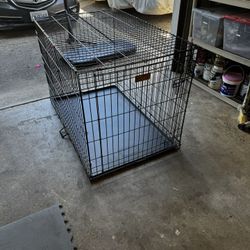 Large Adjustable Dog Kennel 32” Tall X 48” Length X 30” Wide