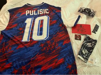 Christian Pulisic Signed 2026 USMNT FIFA World Cup #10 Puma Jersey - Authentic w/Proof & Extras Size Large