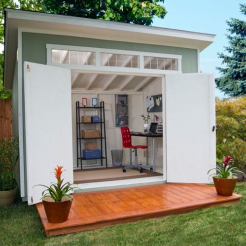 Aston 10'x7.5' Wood Shed Kit