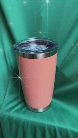 Pink water tumbler