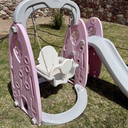 Swing With Slide For Toddlers 