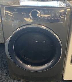 Grey Electrolux Front Load Style Gas Dryer (6-0088)