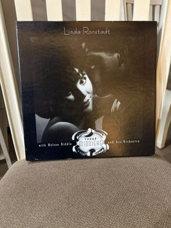 LINDA RONSTADT ‘ROUND MIDNIGHT 3 LP BOX SET W BOOKLET 1986 VINYL