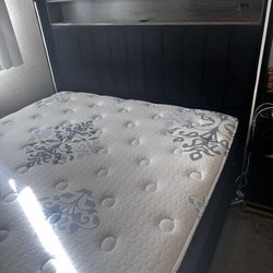 Bed Frame With Mattress 