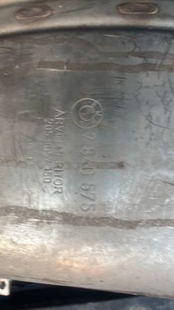 BMW exhaust muffler