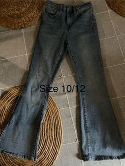 Girls flare jeans size 10/12