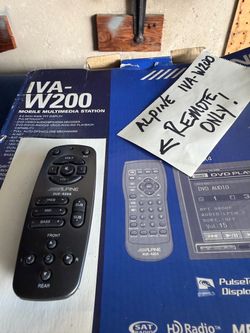 Remote for Alpine IVA-W200