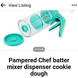 Pampered Chef Batter Mixer And Dispenser 