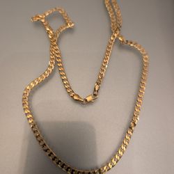 Gold plated chain