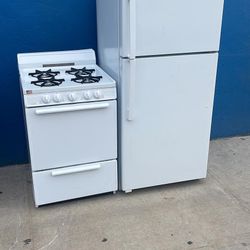stove and refrigerator