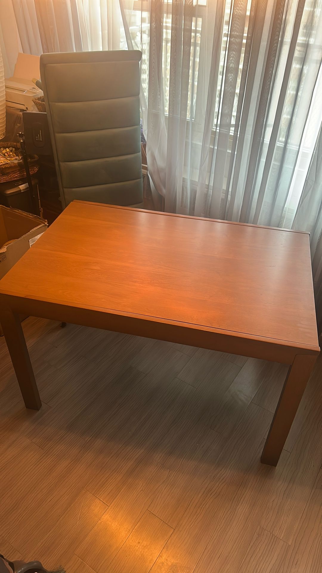 Solid Wood Extendable Dining Table, Like New