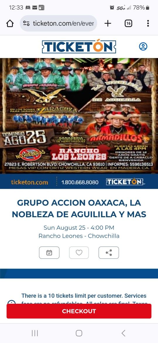 Chowchilla Jaripeo Tickets