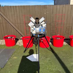Hack Attack Pro Pitching Machine With Stand