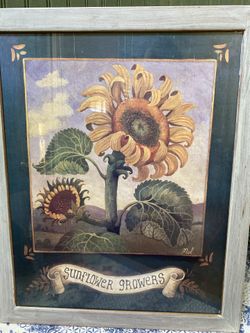 Sunflower Wall Art 🌻 Framed