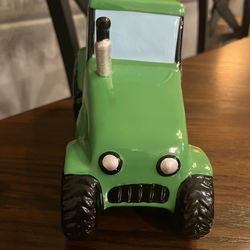 Ceramic Tractor Bank