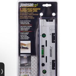 Johnson Level & Tool 40-6184 Magnetic Torpedo Laser Level, Silver & Black, 1 Laser Level