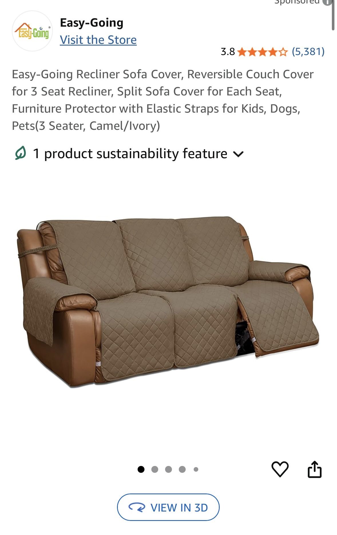 Recliner Sofa Cover