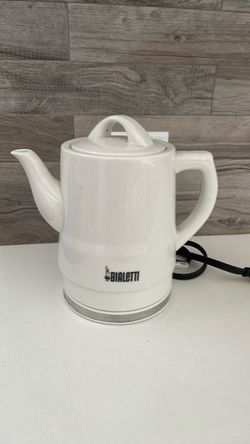 Bialetti White Ceramic Electric Kettle