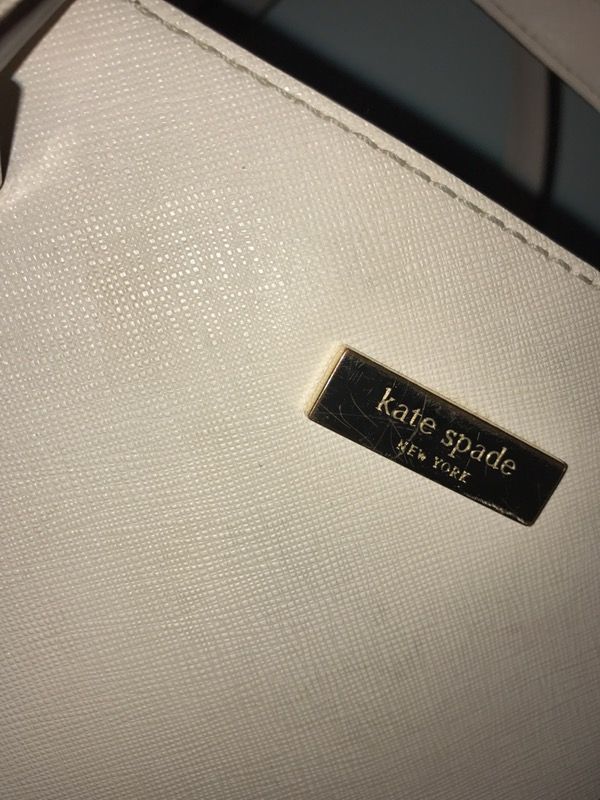 Cream Kate Spade Purse with optional shoulder strap