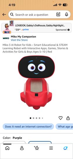 Miko 3 AI Robot for Kids