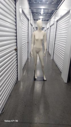 Mannequin, Female, Tall, 6 Feet, Adjustable Pose, In Good Condition, With Stand,