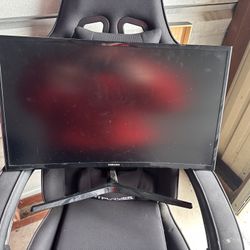 32 Inch Curved Samsung Monitor With Speakers 