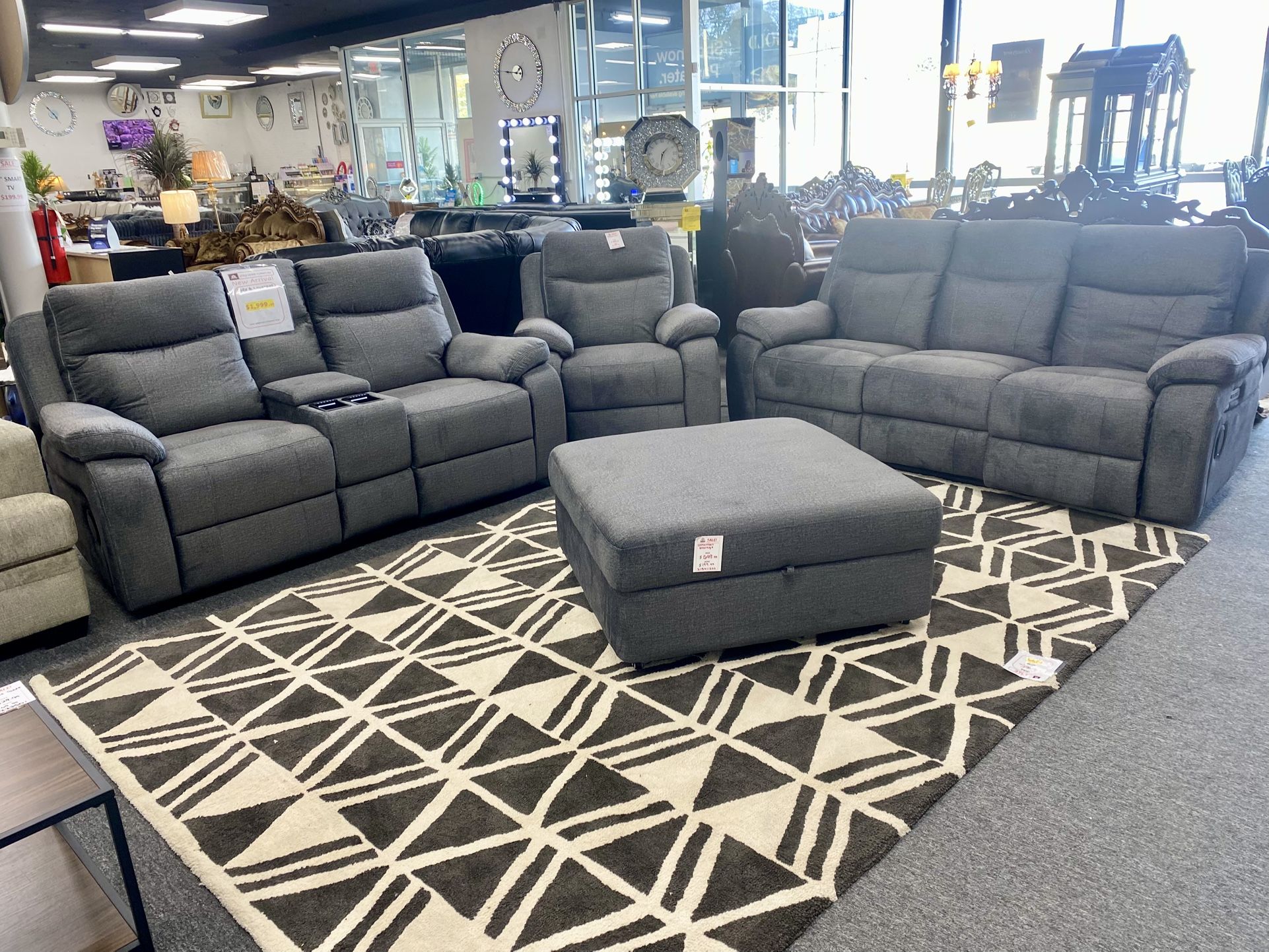Power Reclining Sofa And Loveseat $1,999