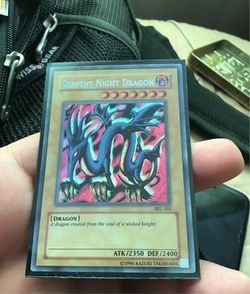 Yu-Gi-Oh card for sale Serpent night dragon secret rare