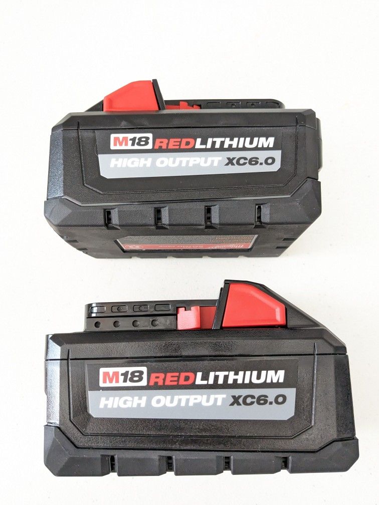 M18 Milwaukee XC 6.0 HIGH OUTPUT Battery 2 PACK